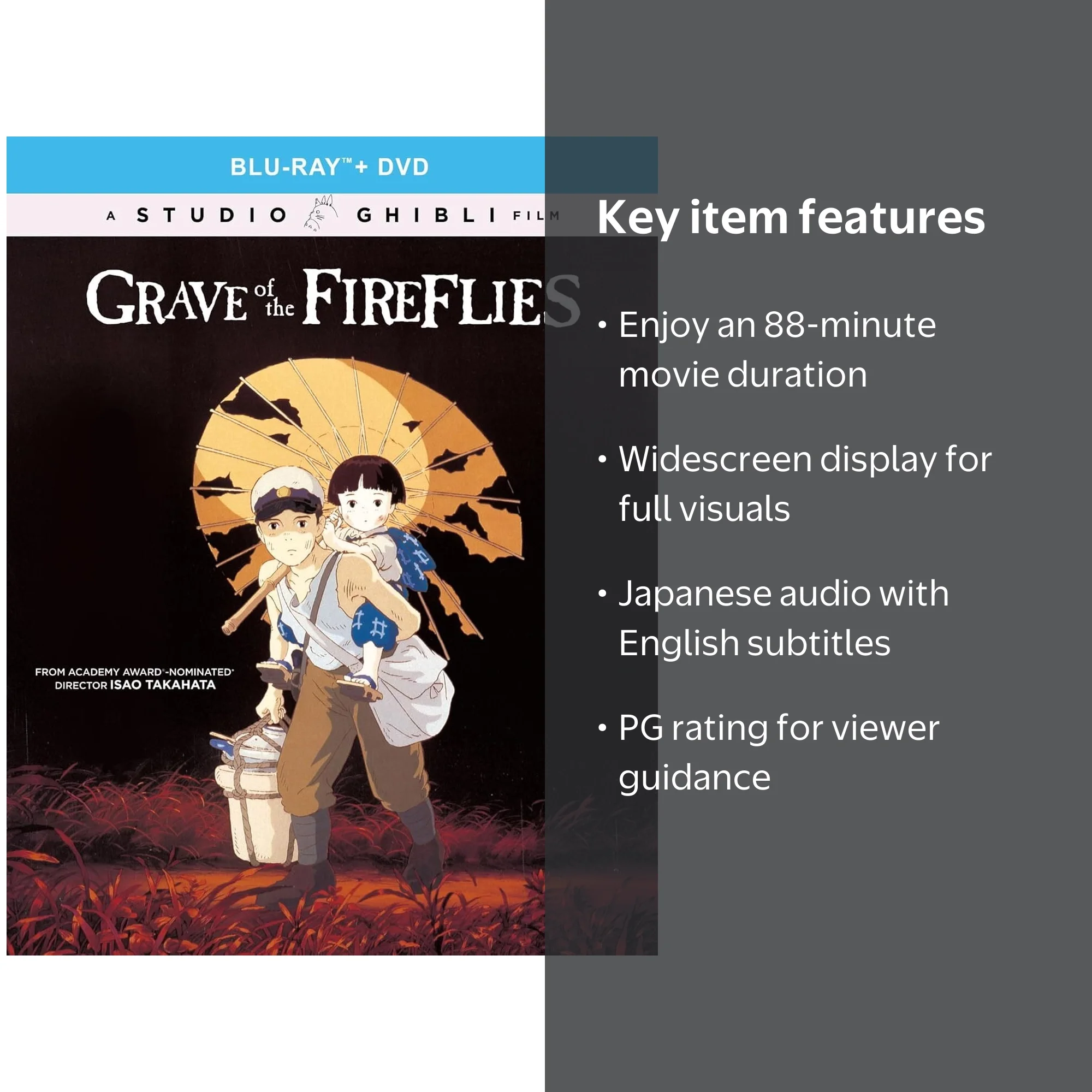 Grave of the Fireflies - Walmart.com
