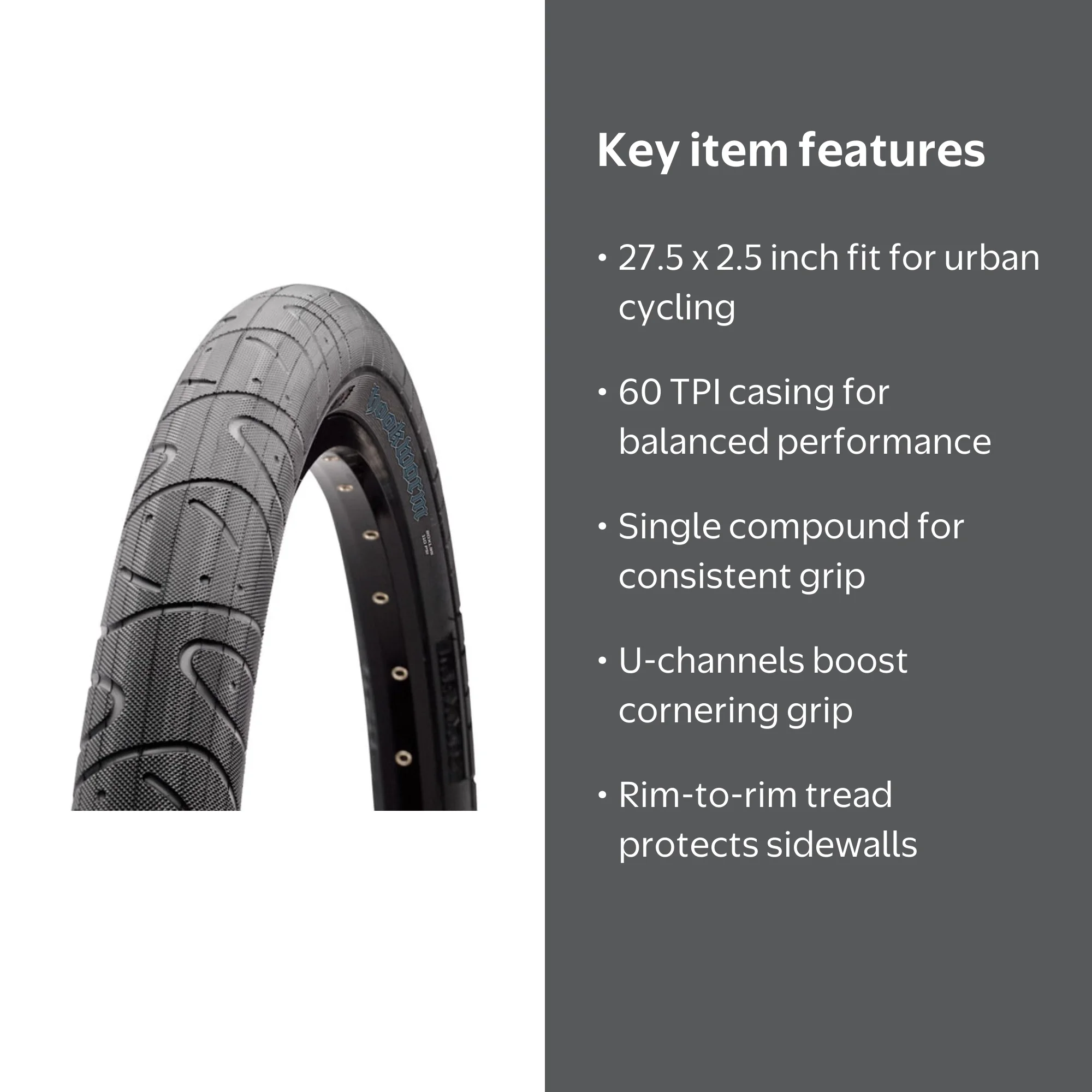 Maxxis, Street Bicycle Tire, 27.5
