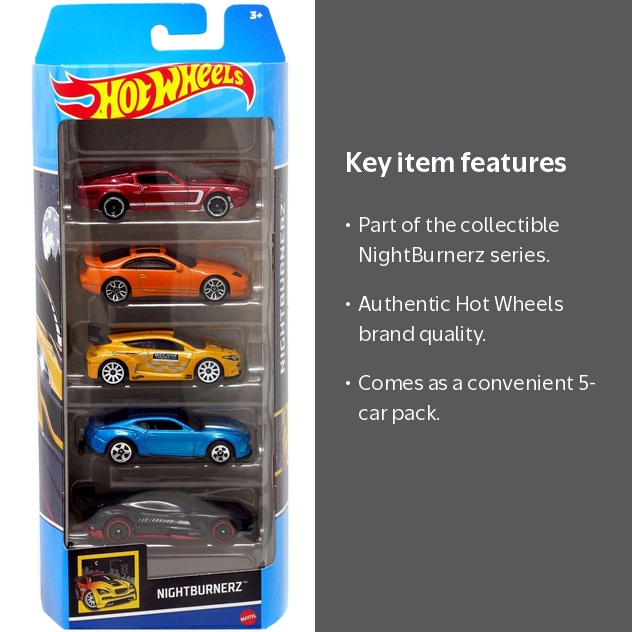 Hot Wheels NightBurnerz '67 Shelby GT500, Nissan 300ZX Twin Turbo