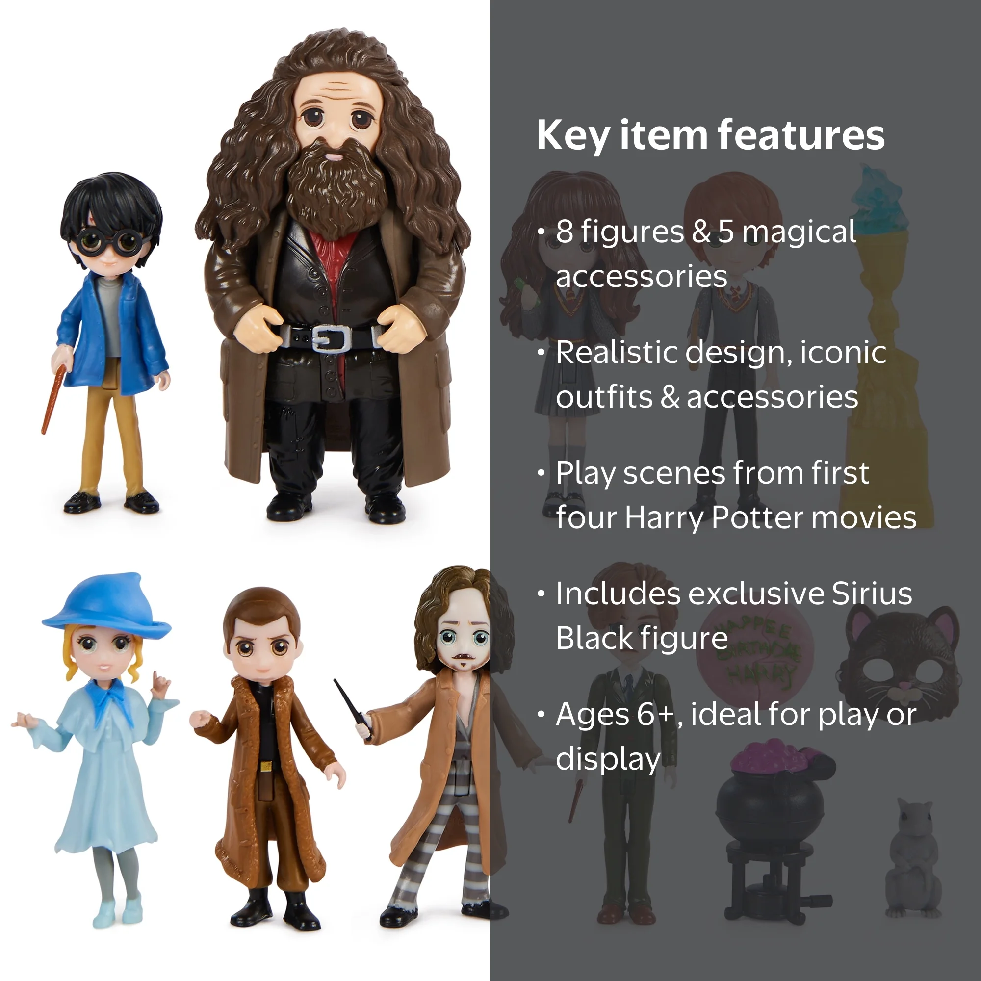 Wizarding World Harry Potter 100th Anniversary Set, 8 Figures, 5