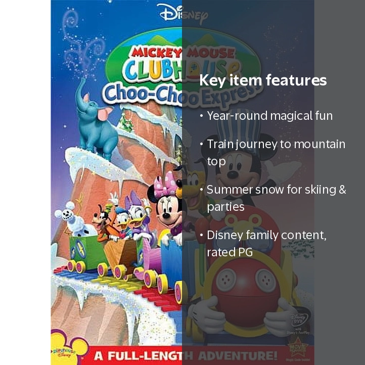 Mickey's Choo Choo Express, Kids & Family Movie, Walt Disney Video