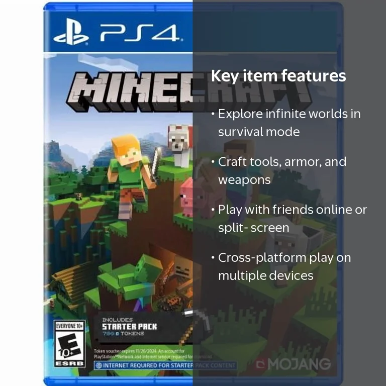 Sony, Minecraft Starter Collection, Standard Edition, PS4