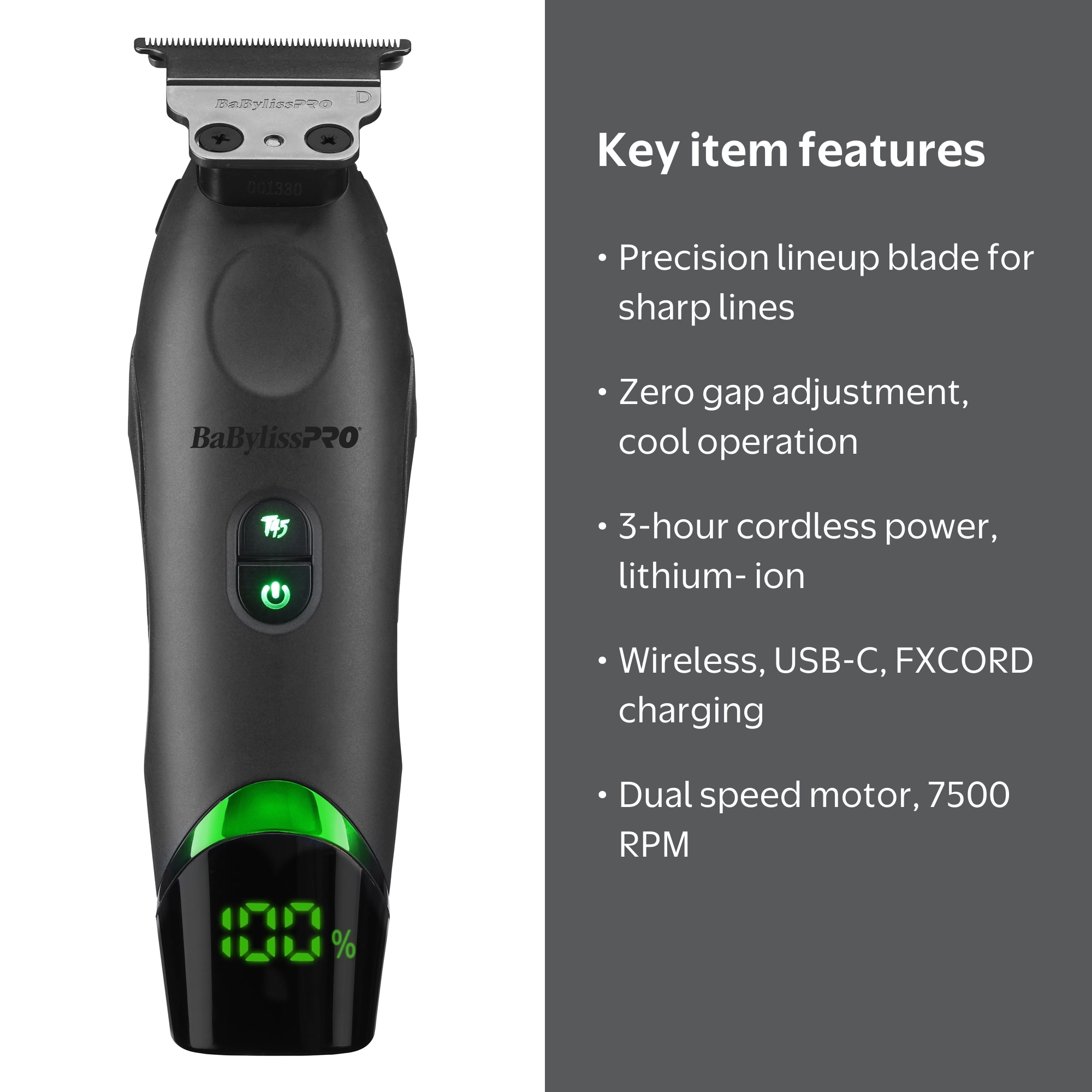 BaBylissPRO, Wireless-Charging Trimmer, RRK150, Blue - Walmart.com