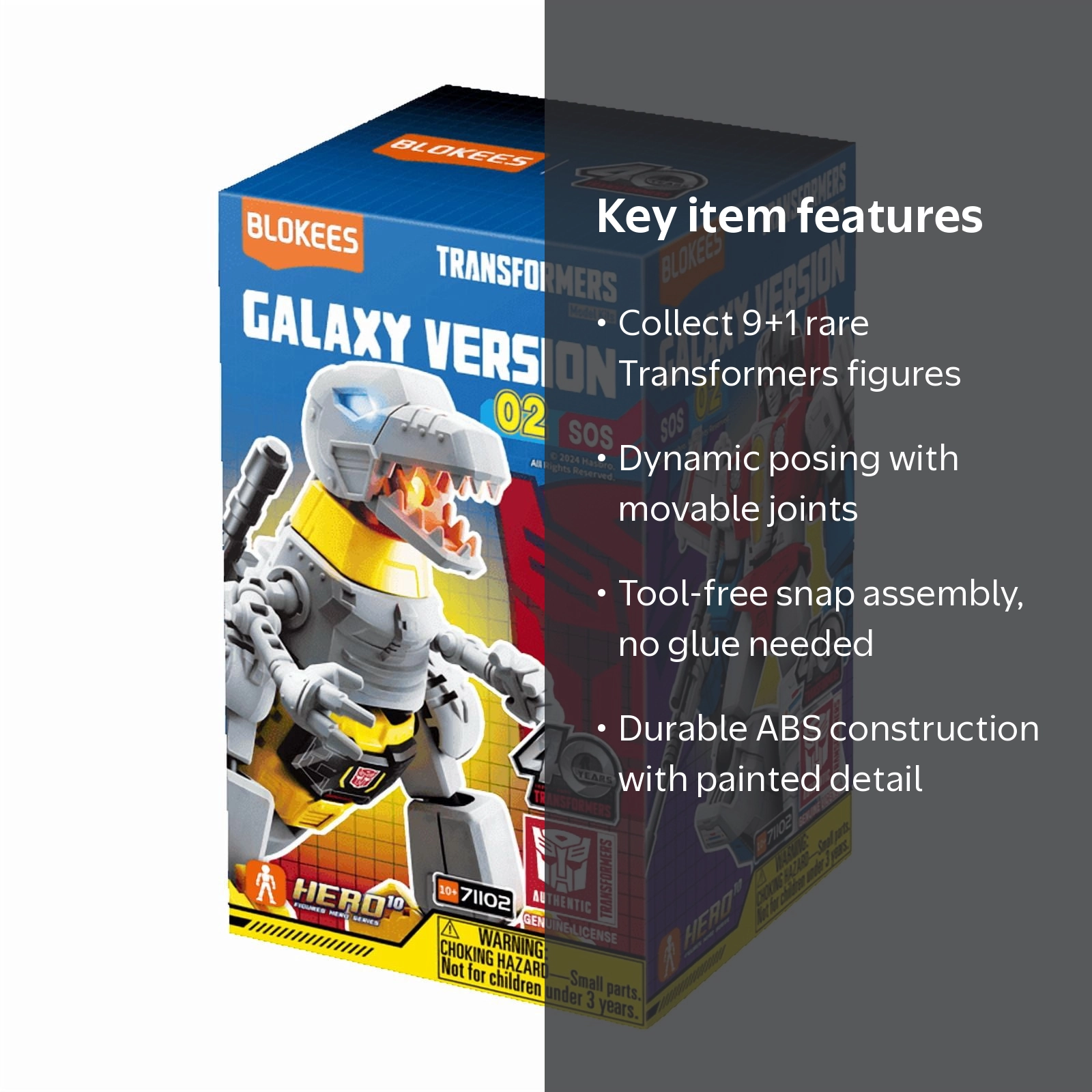 Blokees Transformer Galaxy Figure Mystery Box Version 02 SOS