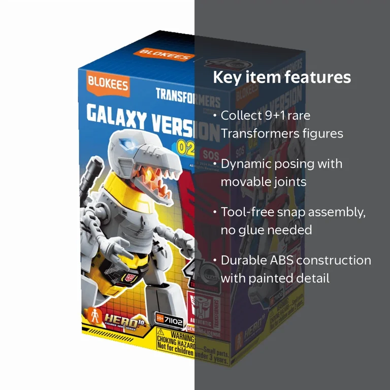 Blokees Transformer Galaxy Figure Mystery Box Version 02 SOS