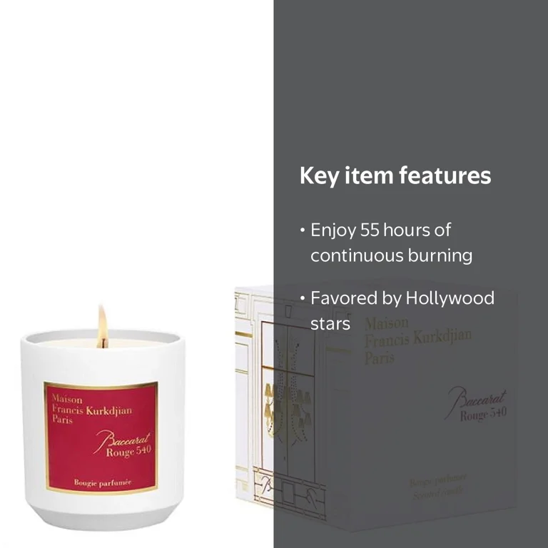 Maison Francis Kurkdjian Baccarat Rouge 540 Scented Candle, 9.8 oz