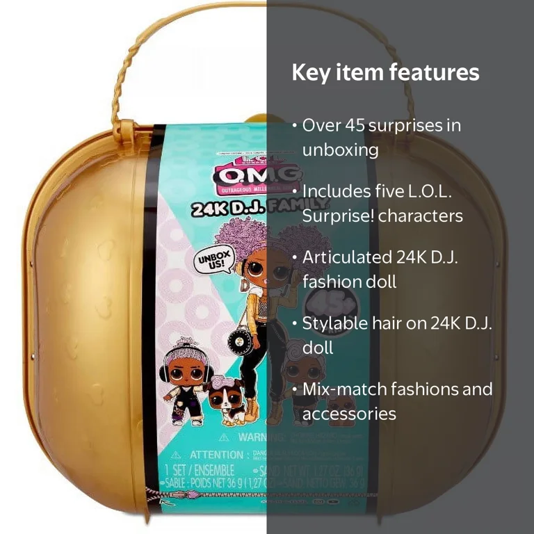 MGA Entertainment, LOL Surprise OMG DJ and Family Pack, Dolls