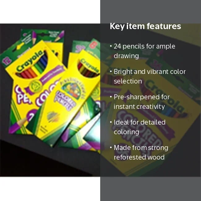 Crayola 4024E Crayola Colored Pencils- 24 Pencil Set - Walmart.com