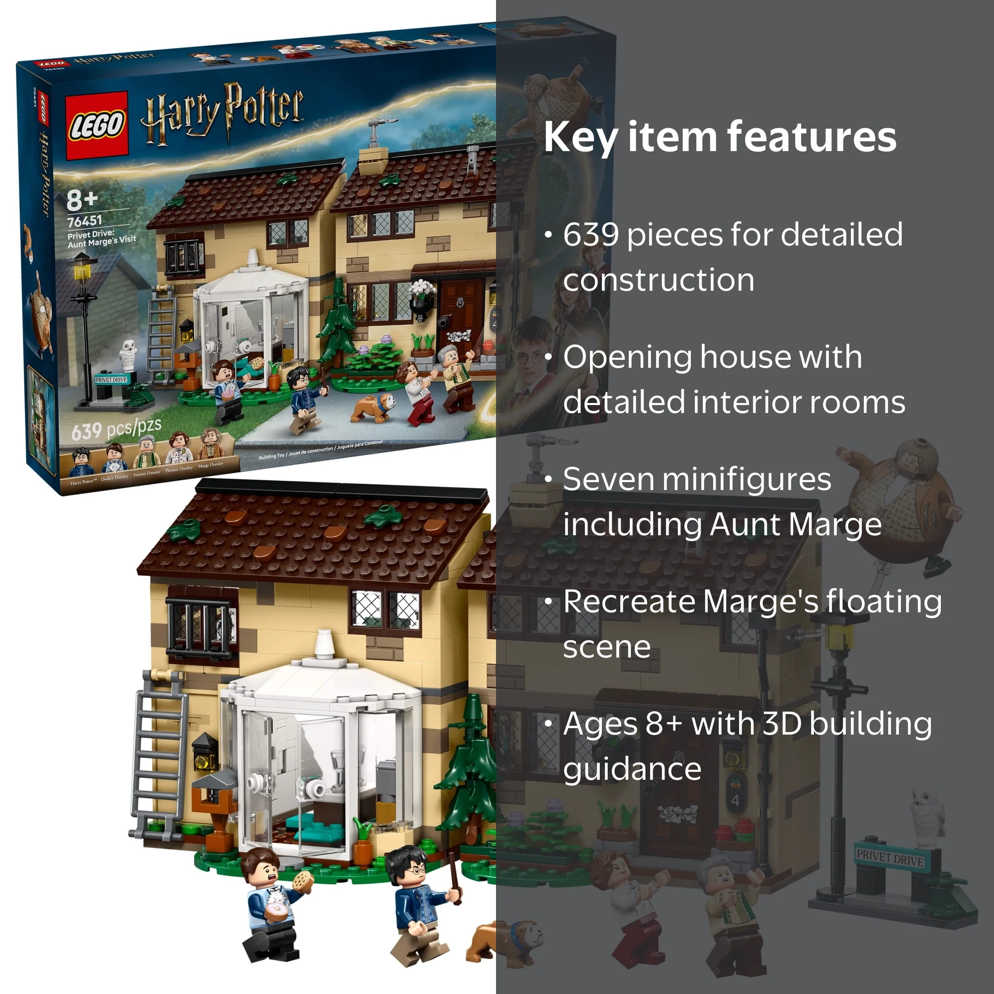 LEGO, Harry Potter Buildable Book Nook, 76451, Kids Toy - Walmart.com