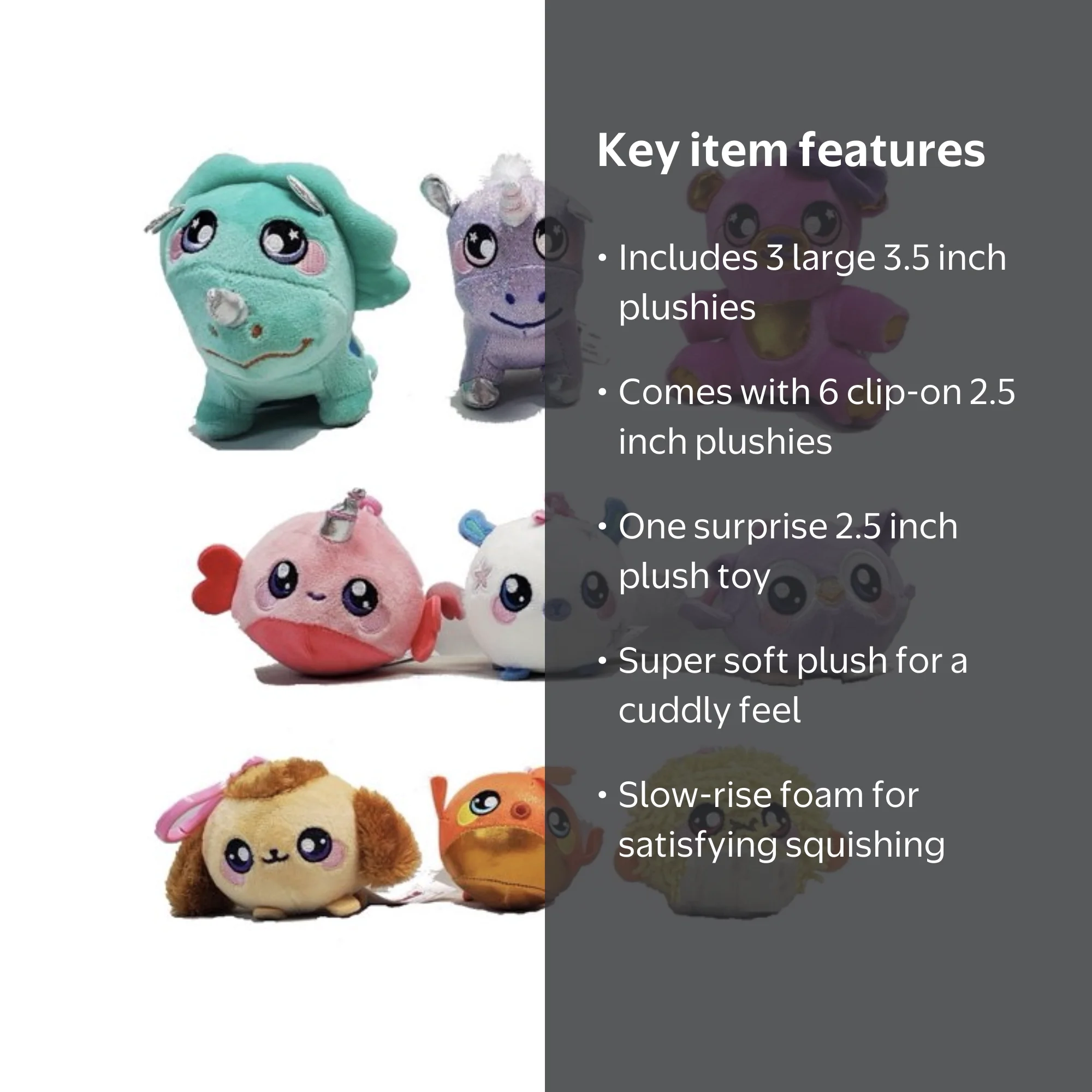 Squeezamals Gleam Collection Diamond - Walmart.com