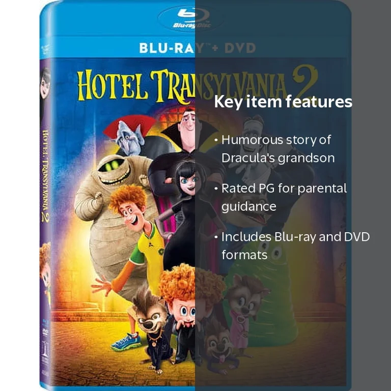 Hotel Transylvania 2 (Blu-ray + DVD) - Walmart.com