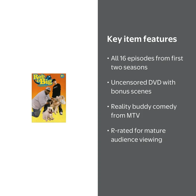Rob & Big: The Complete First & Second Seasons - Walmart.com