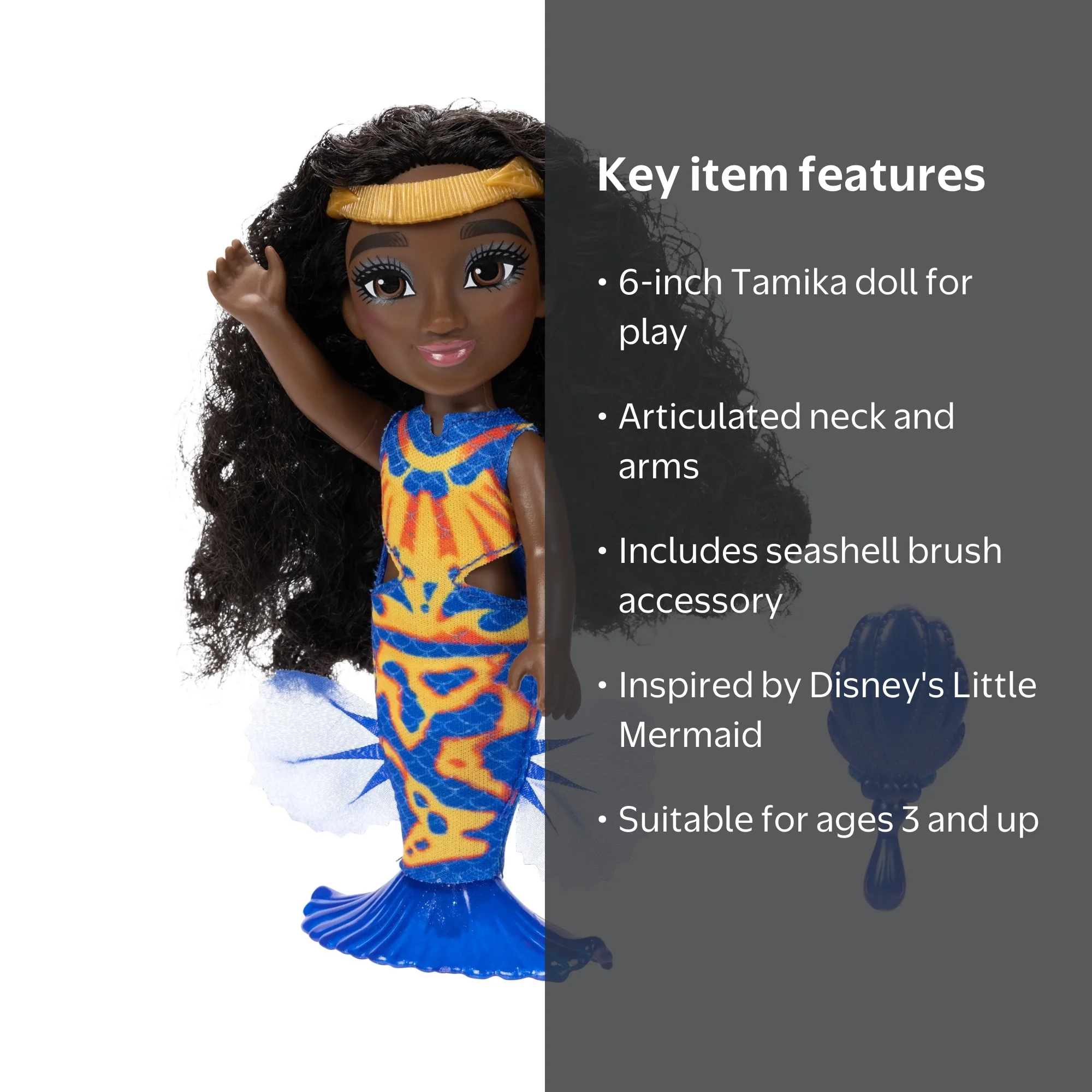 Disney Little Mermaid 6 inch Petite Tanika Fashion Doll with