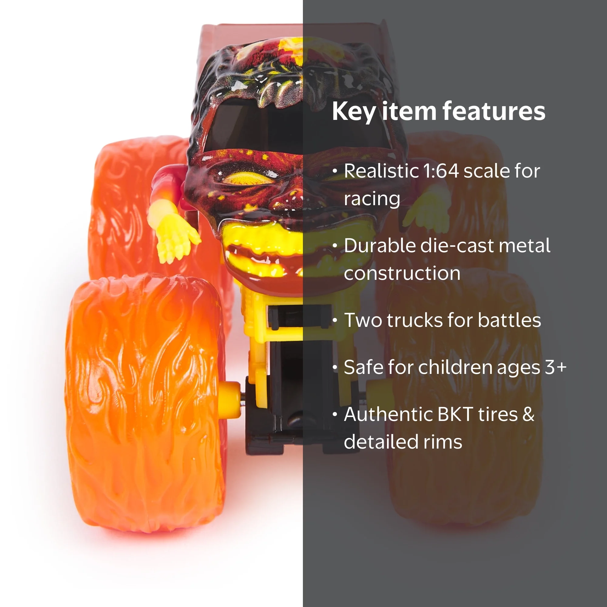 Monster Jam, Fire & Ice, Zombie & Northern Nightmare Die-Cast