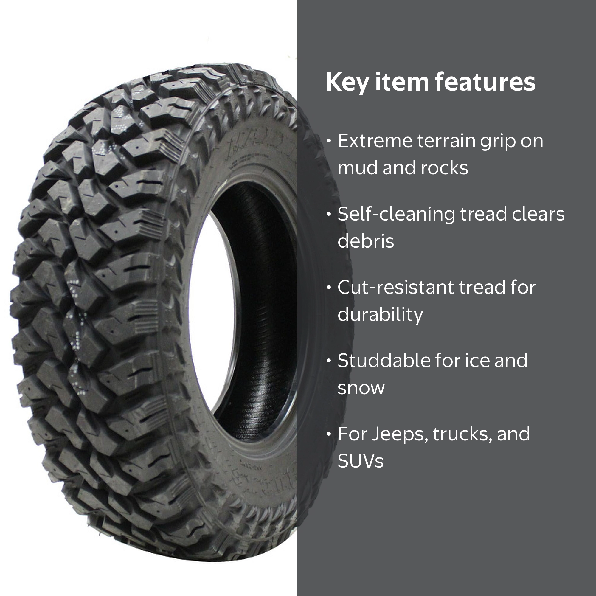 Maxxis MT-764 Buckshot Mudder II Mud Terrain LT31X10.50R15 109Q C