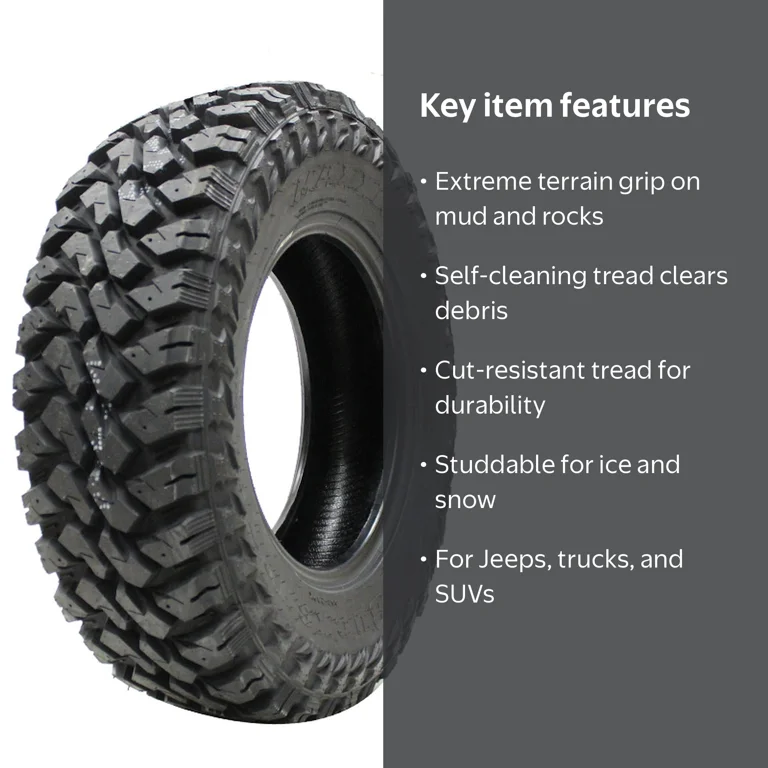 Maxxis MT-764 Buckshot Mudder II Mud Terrain LT31X10.50R15 109Q C