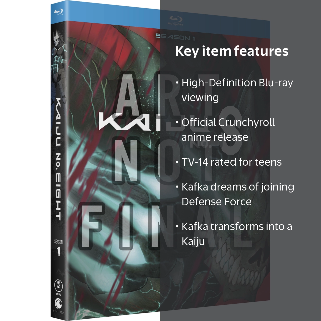 Sony Pictures Entertainment, Blu-ray, Kaiju No. 8 Season 1, Anime