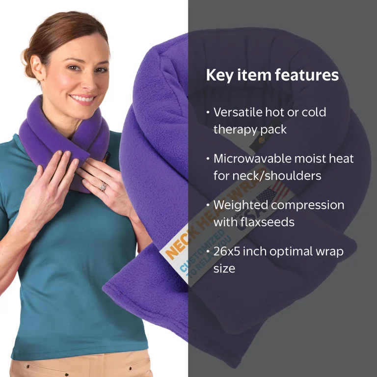 SunnyBay Microwave Heating Pad, Microwavable Moist Heated Neck and