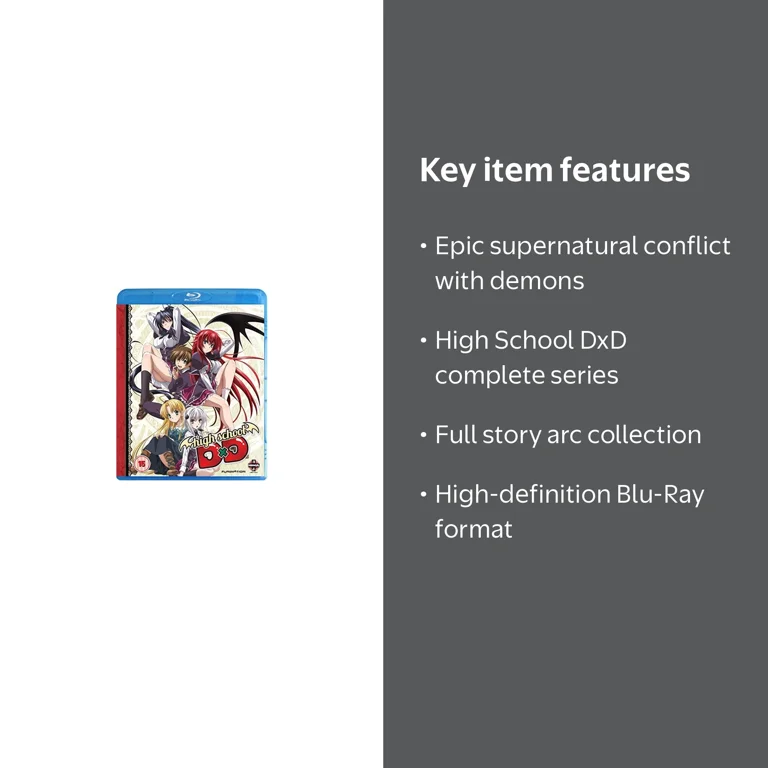 High School Dxd: Complete Series Collection, Blu-Ray - Walmart.com