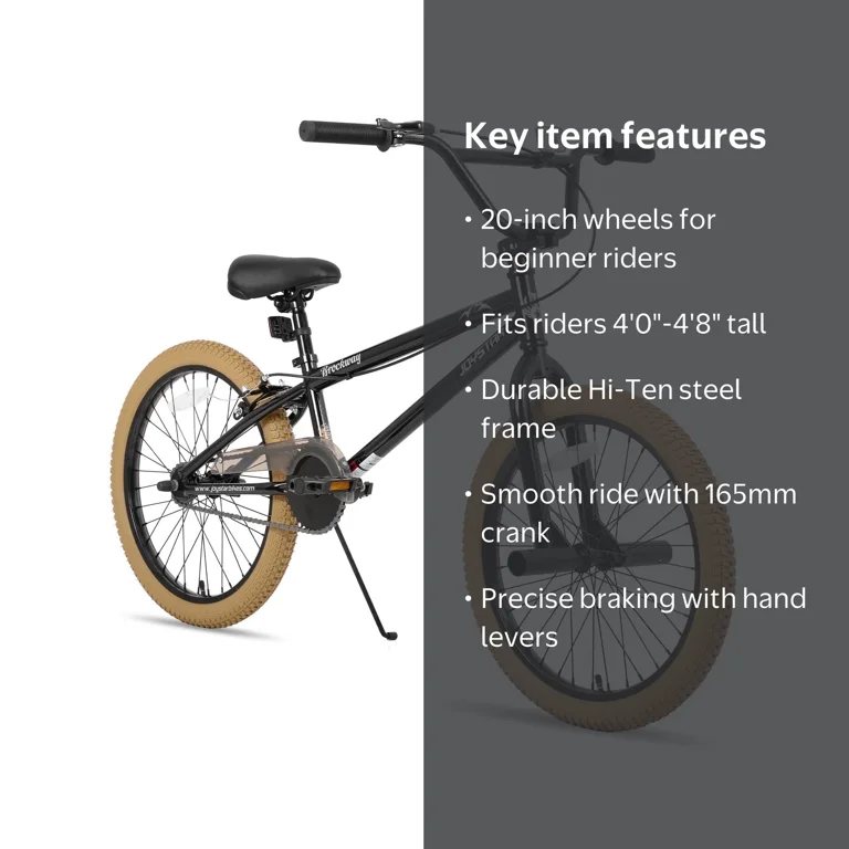 Joystar Brockway Freestyle Kids BMX Bikes 20 Inch for Ages 6-11