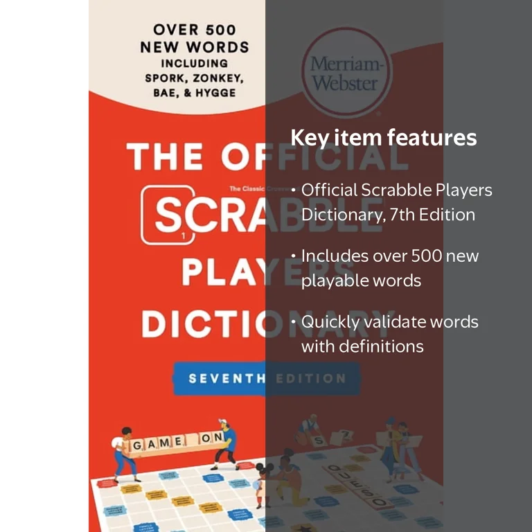 The Official Scrabble Players Dictionary, 7th Ed., (Paperback