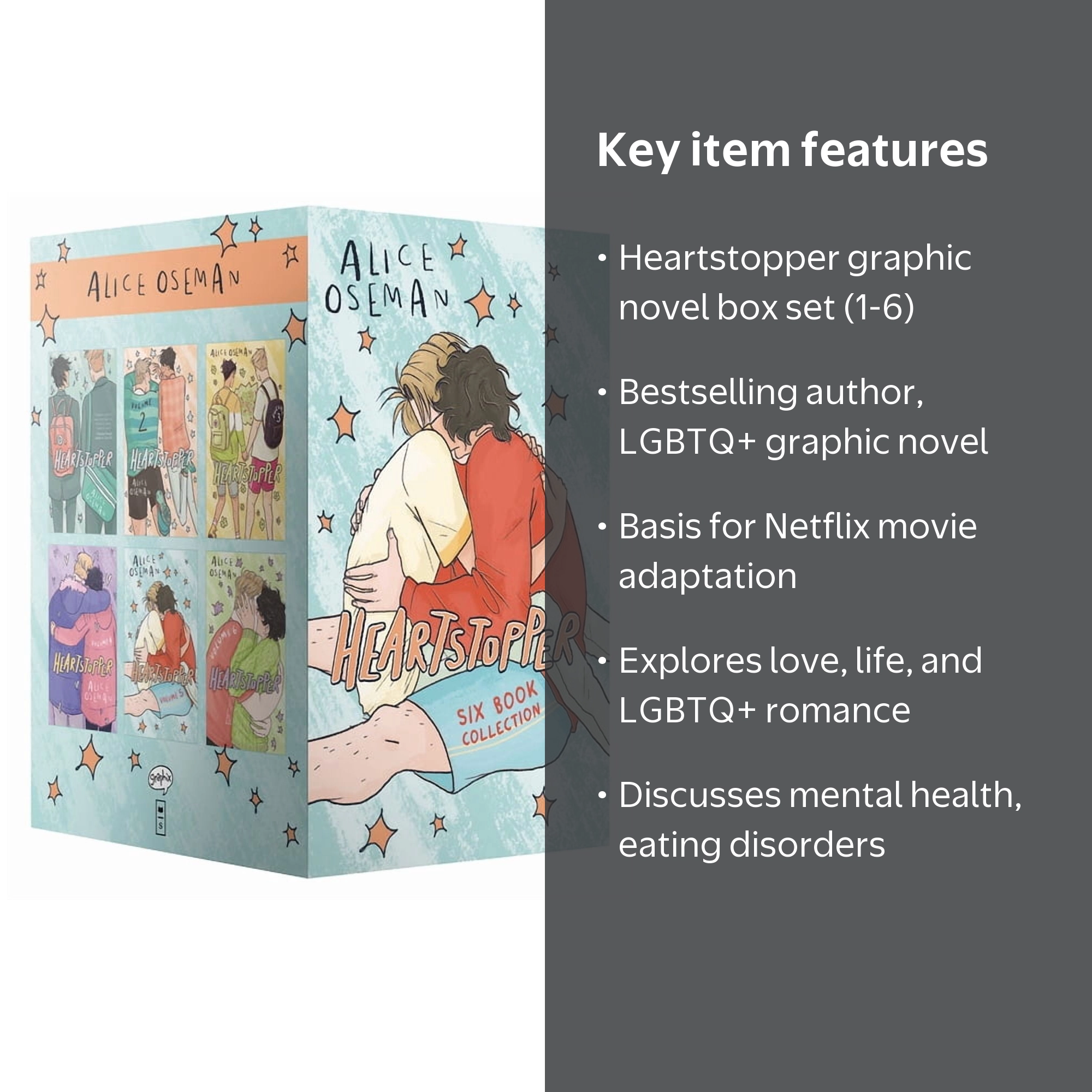 Heartstopper Heartstopper #1-6 Box Set (Paperback) - Walmart.com