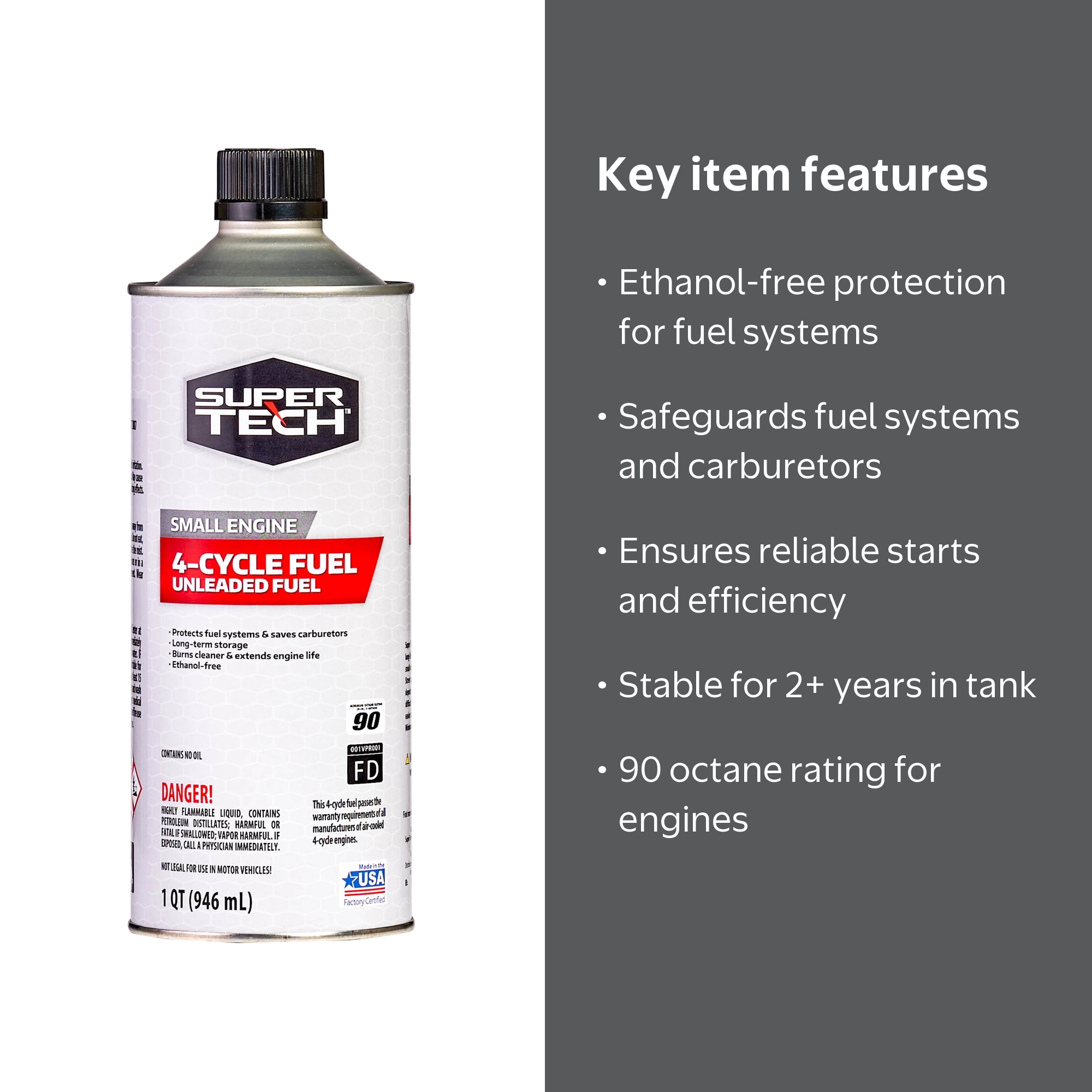 Super Tech Outdoor Power Equipment Ethanol-Free 4-Cycle Engine