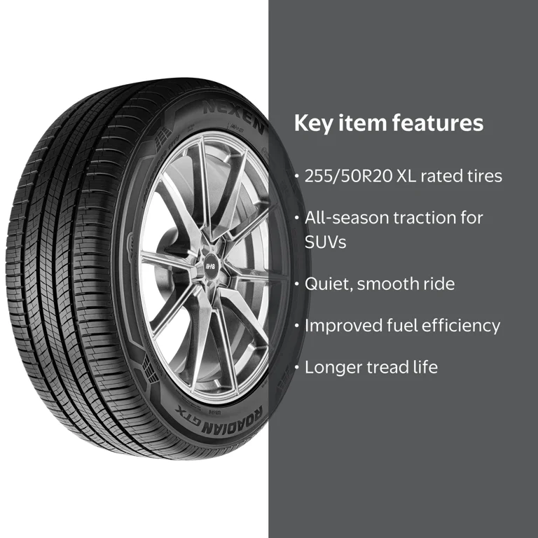 Nexen Roadian GTX 255/50R20 109V BSW All Season Tire, Long Life