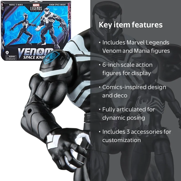 Hasbro Marvel Legends Mania & Venom Space Knight 2-pack - Walmart.com