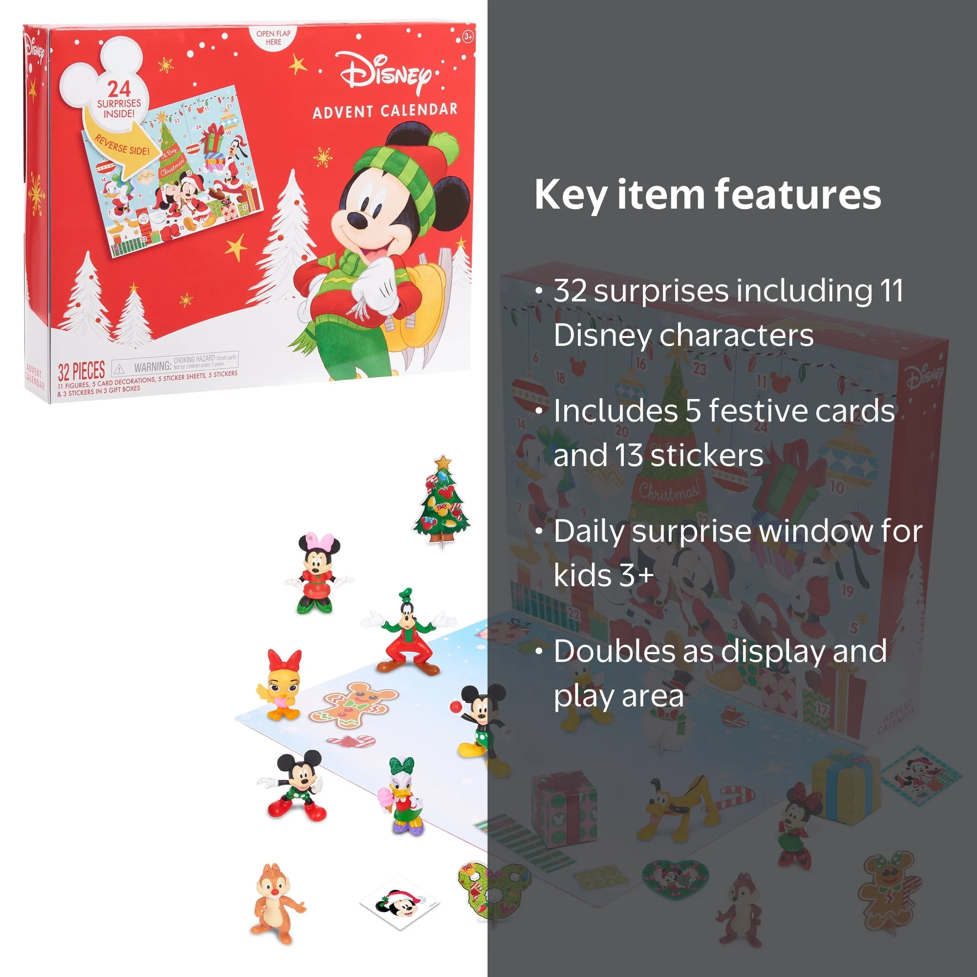 Disney Mickey Mouse Christmas Countdown Adorable Advent Calendar
