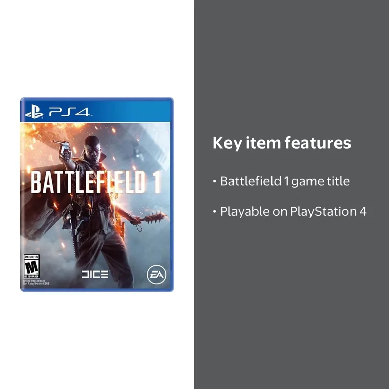 Battlefield 1 - PS4 Edition - Walmart.com