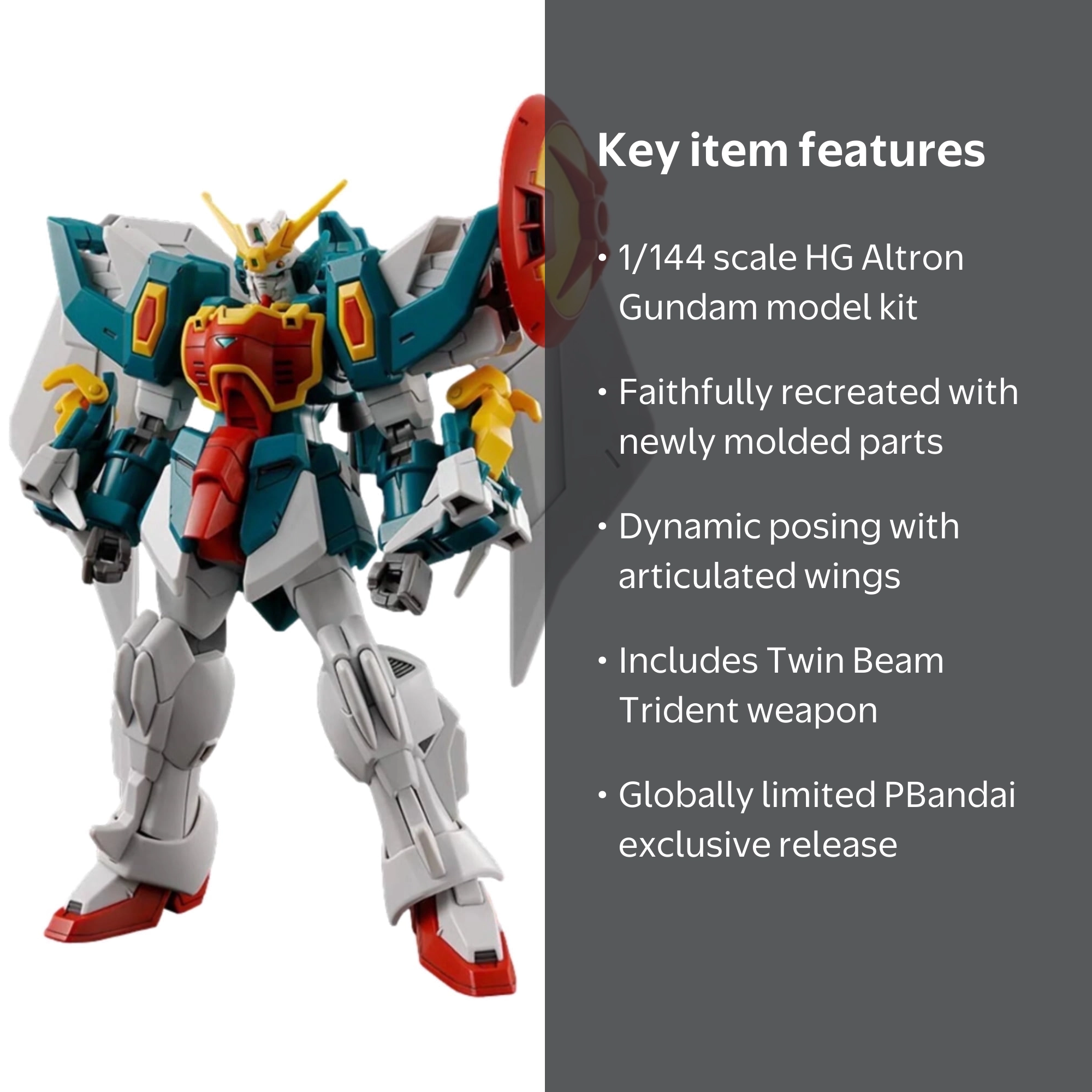Bandai Hobby - Mobile Suit Gundam Wing - Altron Gundam, HGAC 1/144
