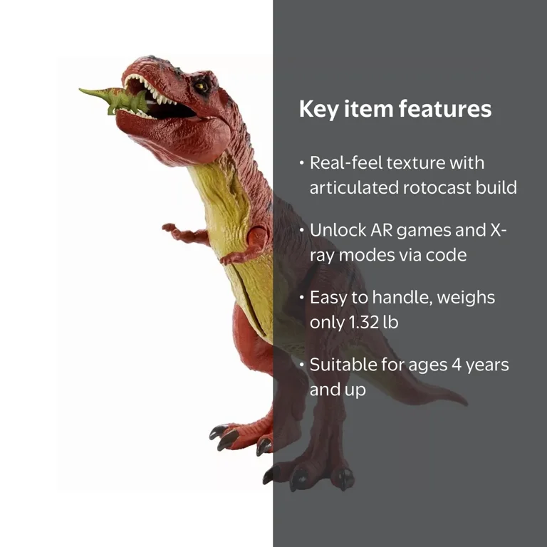 Jurassic World Tyrannosaurus Rex Figure, Classic Electronic Real