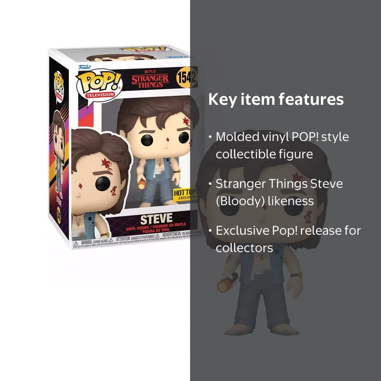 Funko Stranger Things POP! Television Steve Vinyl Figure (Bloody