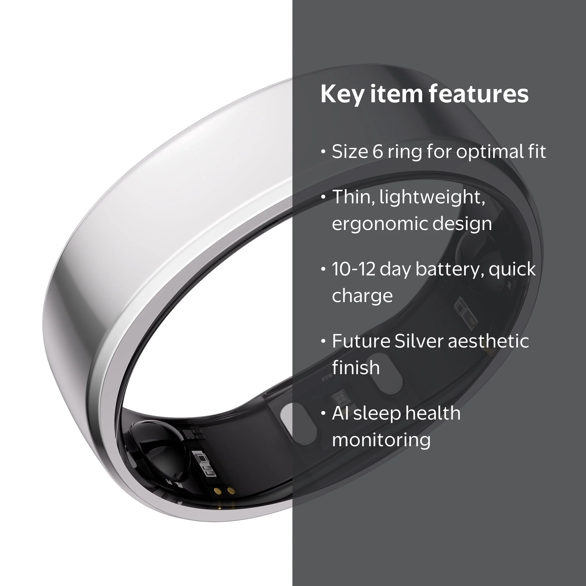 RingConn Gen 2 Ultra-Thin Smart Ring with Monitoring and Health