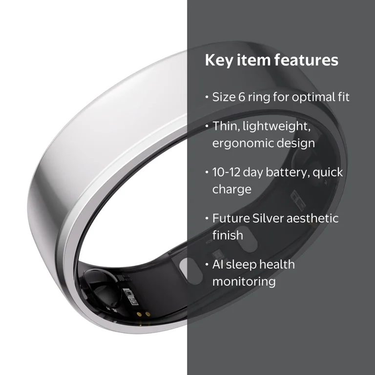 RingConn Gen 2 Ultra-Thin Smart Ring with Monitoring and Health