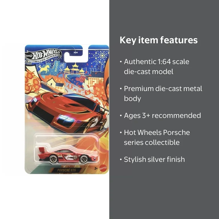 Hot Wheels Porsche 935 Silver Series 2026 Lunar Chinese New Year