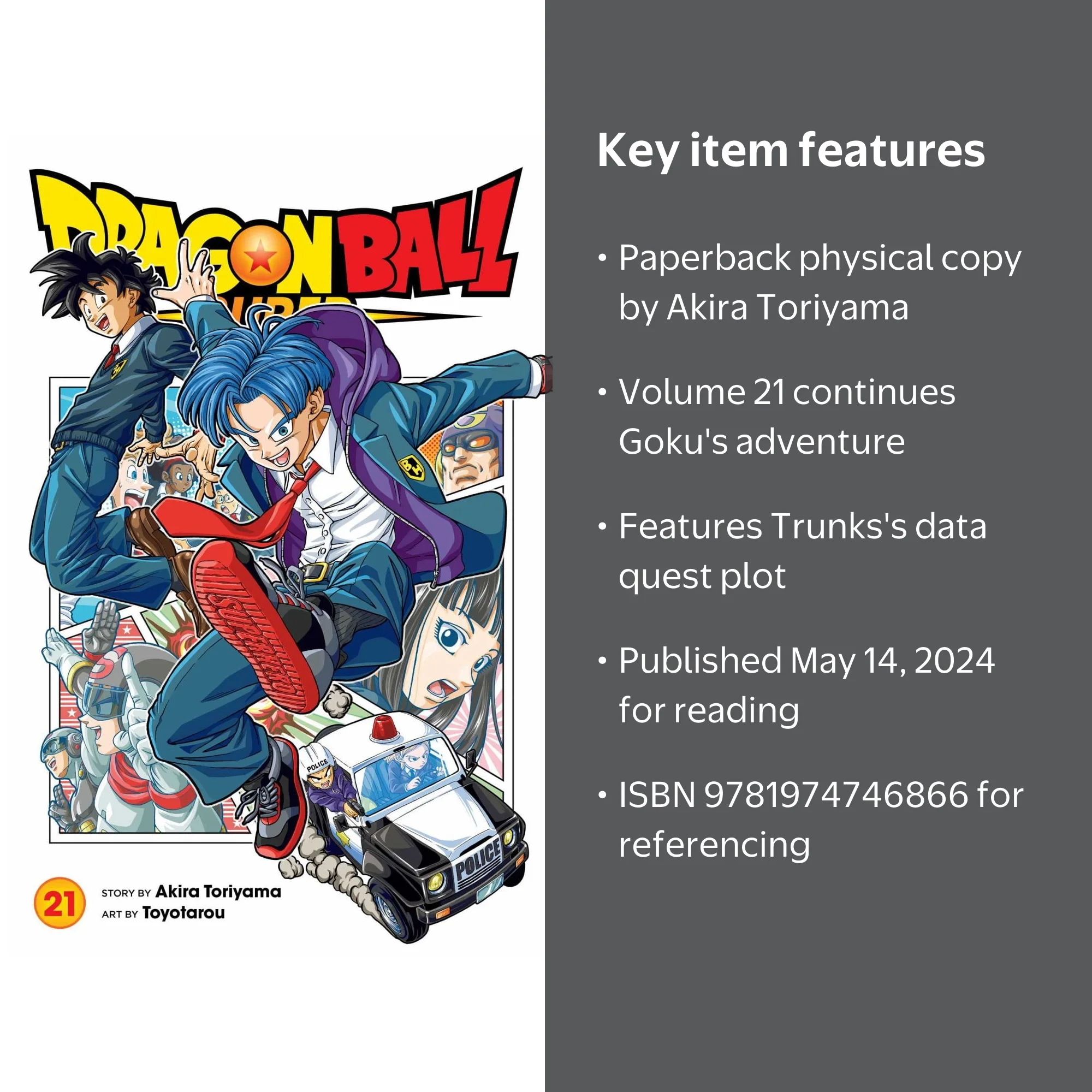 Akira Toriyama, Manga Adventure, Vol. 21, Paperback - Walmart.com