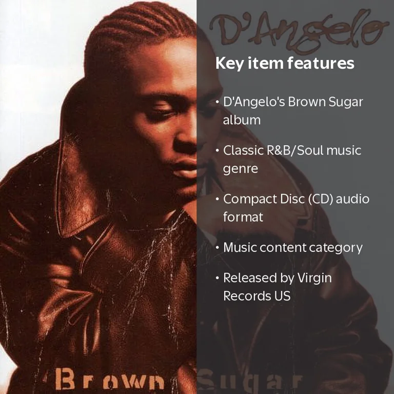 Virgin Records Us, CD, D'angelo Brown Sugar, Music & Performance