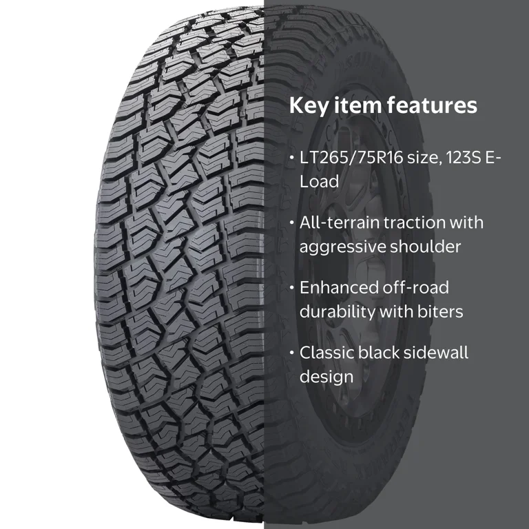 Sailun Terramax A/T 2 All Terrain LT265/75R16 123S E Light Truck Sailun Terramax A/T 2 All Terrain LT265/75R16 123S E Light Truck