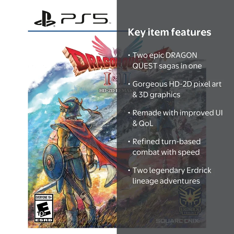 Square Enix Dragon Quest I & II HD-2D Remake for PS5 - Walmart.com