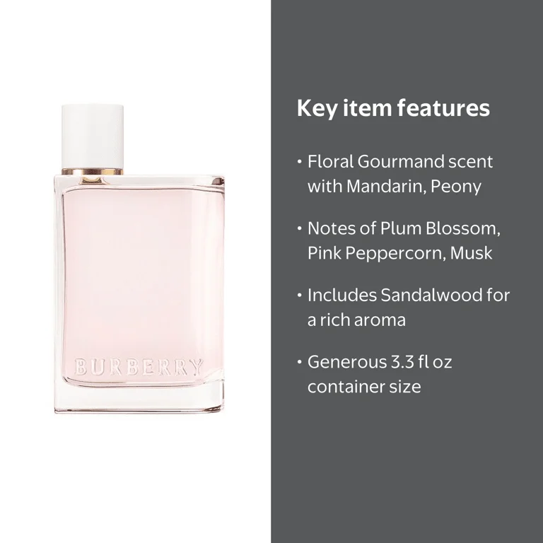 Burberry Her Blossom for Women - 3.3 oz Floral Fruity EDT Spray