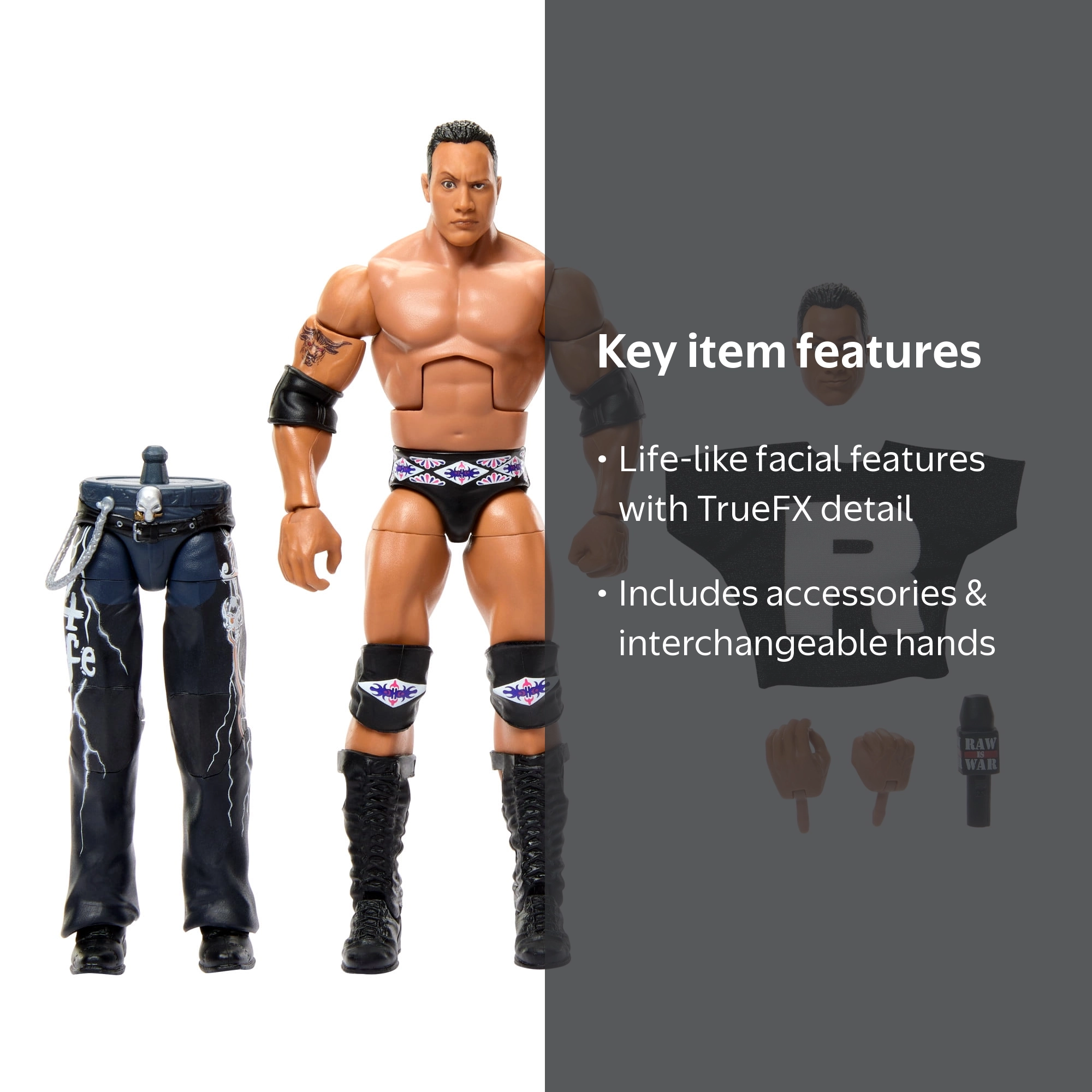 WWE Elite Monday Night War Action Figure, 6 inch Poseable