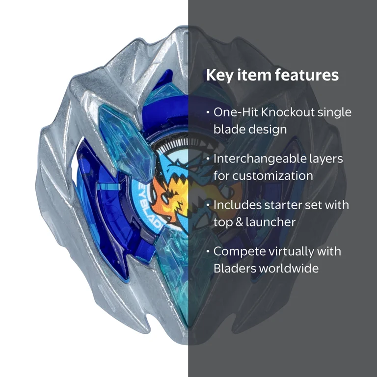 Beyblade X Buster Dran 1-60A UX Starter Pack with Blue Attack Type