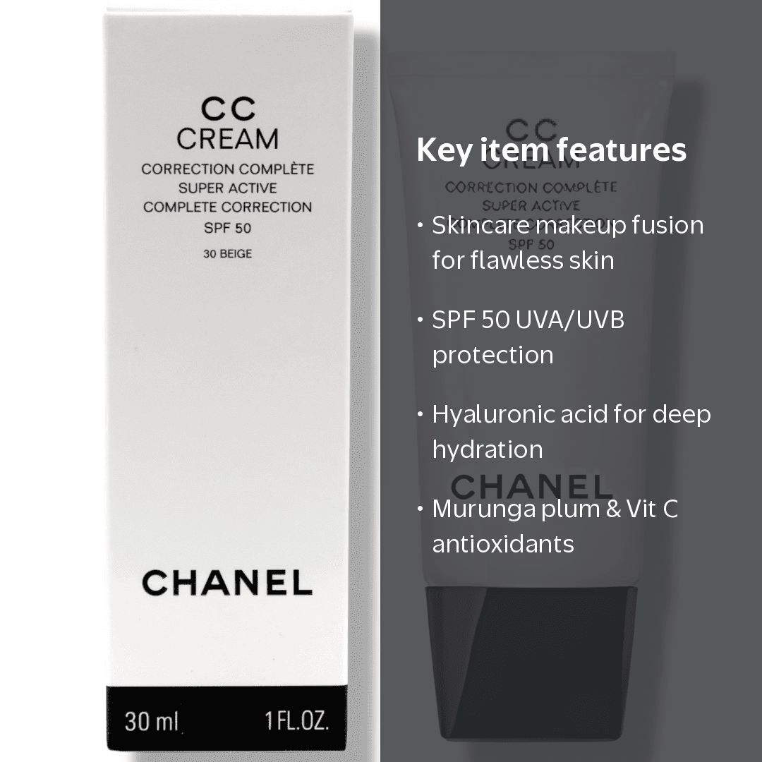 Chanel CC Cream Super Active Complete Correction SPF 50, #30 Beige