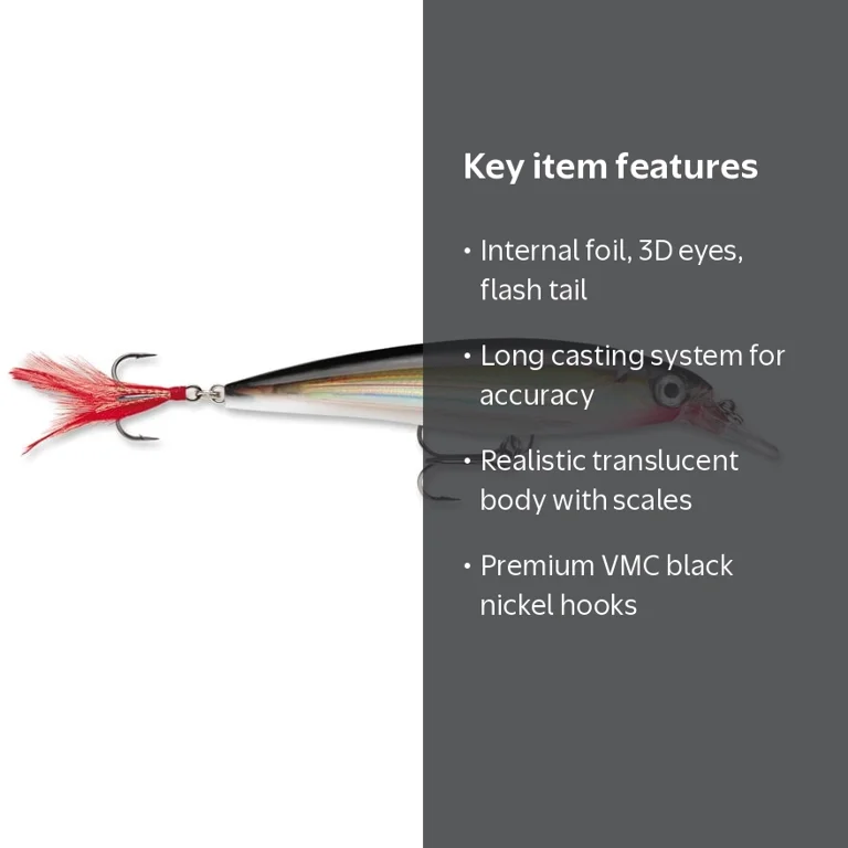 Rapala X Rap 10 7/16oz Silver Lure with Slashbait Action - Walmart.com