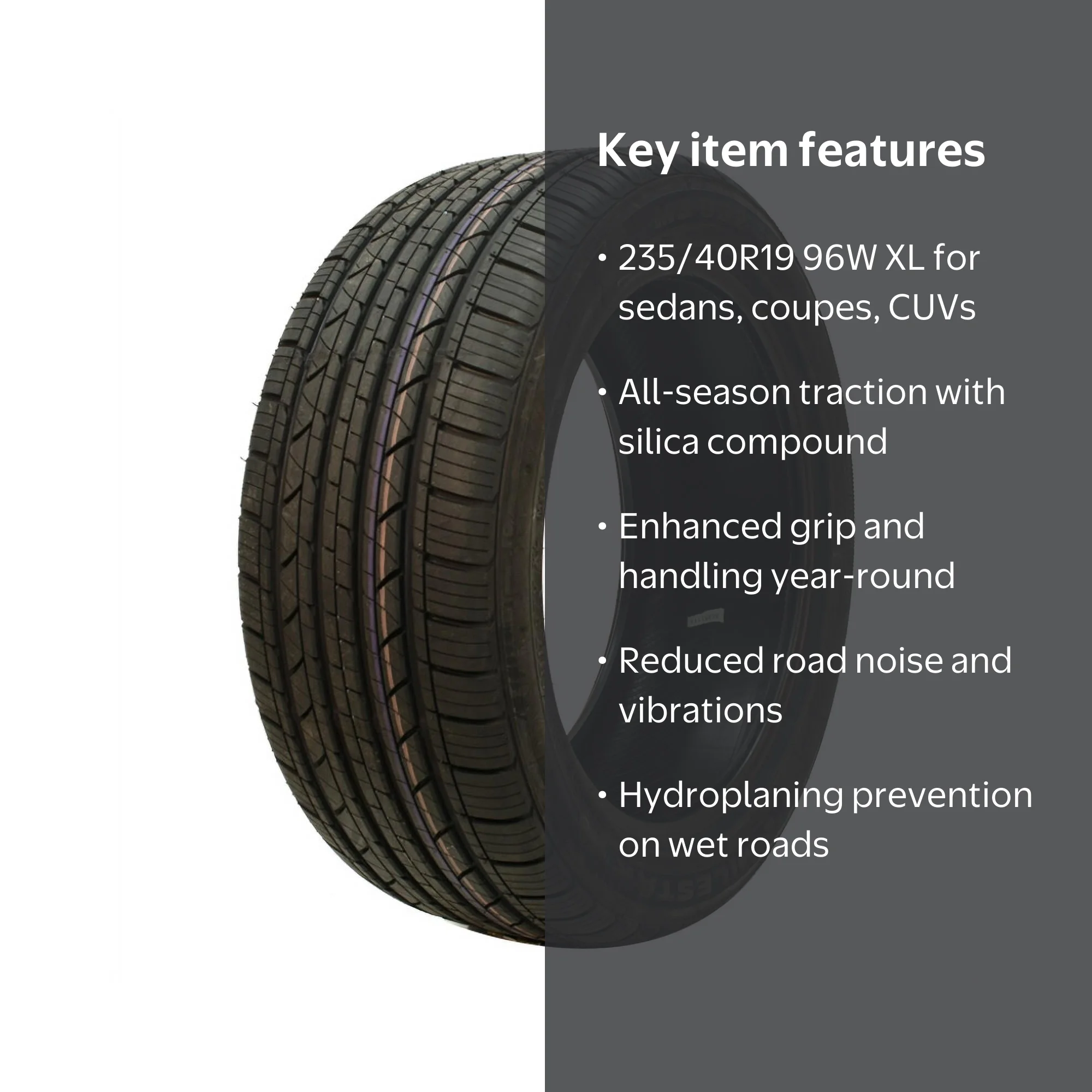 Milestar MS932 Sport All Season 235/40R19 96W XL Passenger Tire