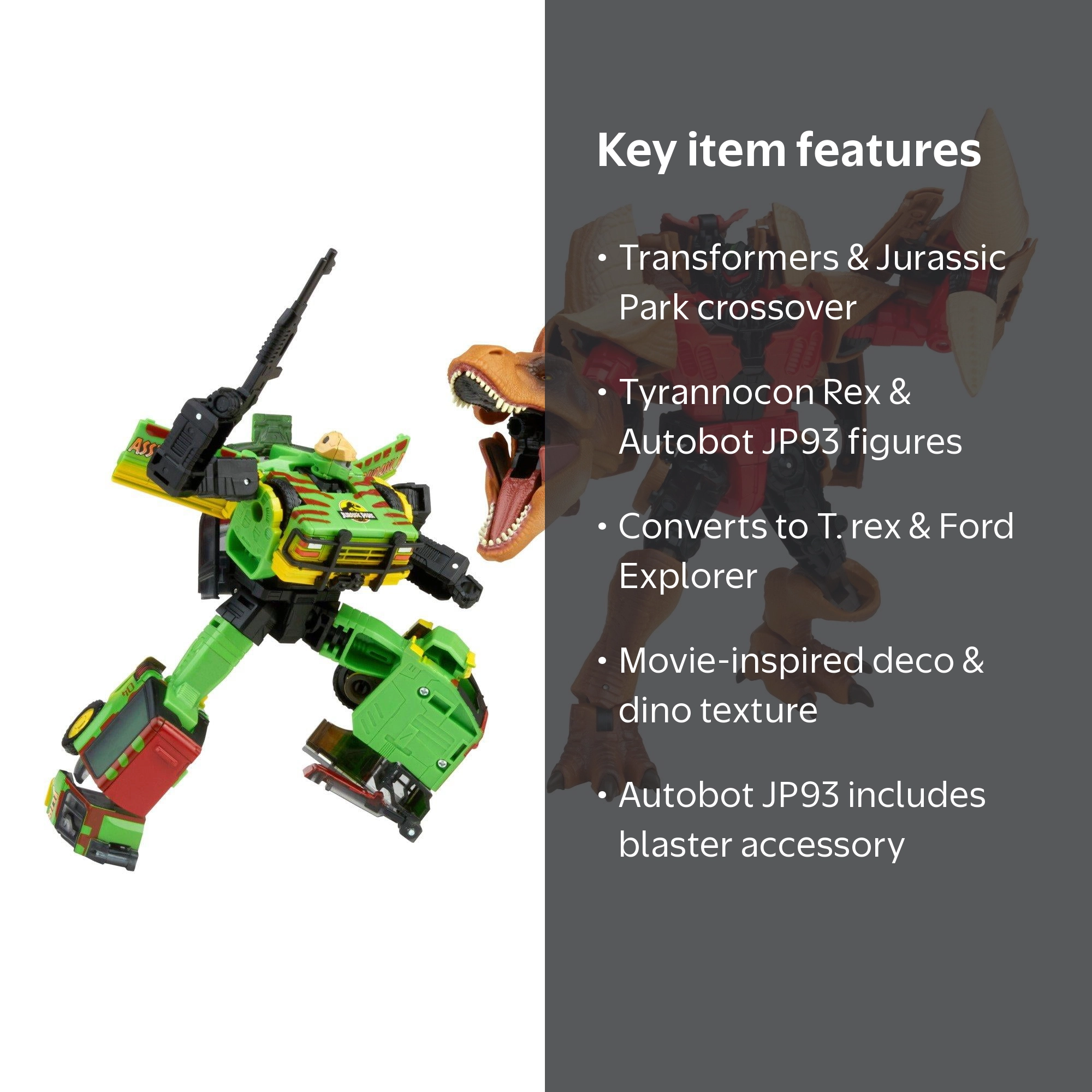 Transformers Generations Collaborative: Jurassic Park Mash-Up