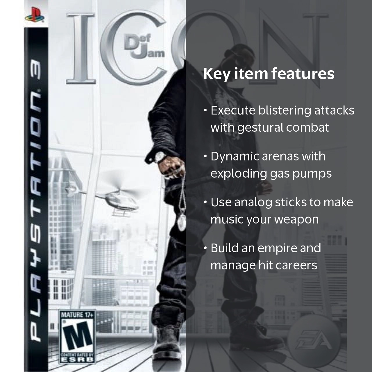 Electronic Arts, Def Jam: Icon, PlayStation 3, Fighting Game