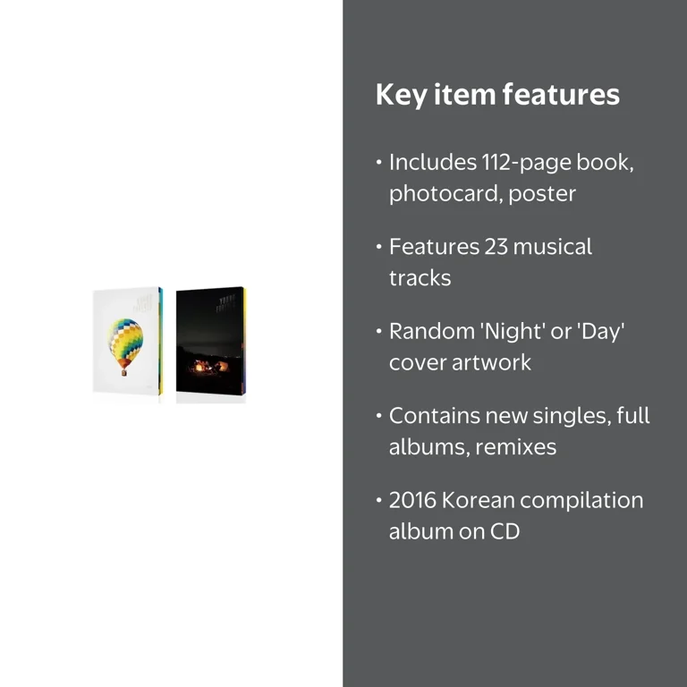 BTS - Young Forever CD (Incl. 112-page photobook, polaroid, poster